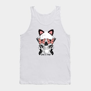 CUTE & PUNK SCULLS by WOOF SHIRT Tank Top